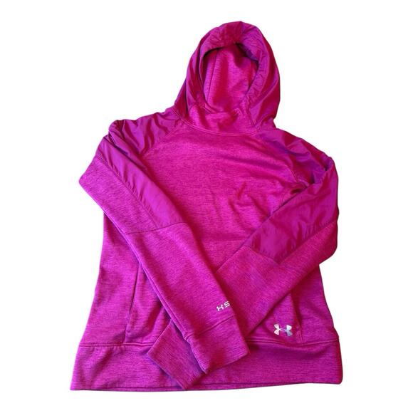 Under Armour Sweater Womens Purple Cold Gear Hoodie Sweatshirt Size XS - Picture 1 of 3